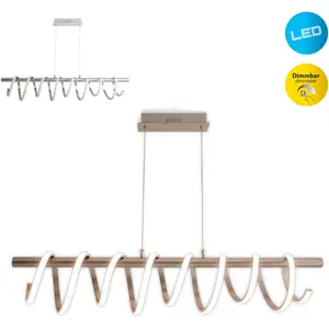 Подвесной светильник светодиодный Näve Belleza, серебристый