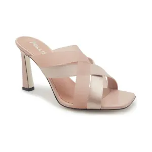 Тапочки с добавлением кожи Pollini, розовый