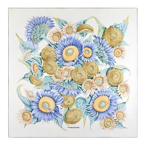 Ferragamo Шёлковый шарф, Aqua Green