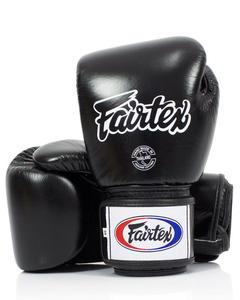 Боксерские перчатки Fairtex BGV1-BREATH, черные, 16 унций