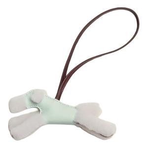 HERMES Женский подвес из мериносовой шерсти и овчины бежевый, Beige