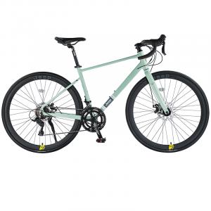 GR500 Алюминиевый сплав Дисковый тормоз Шоссейный велосипед для поездок на работу Унисекс Jeep, Light Pea Color-Highway Handle