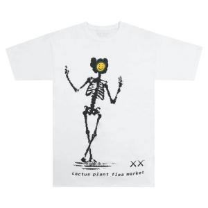 Рубашка Cactus Plant Flea Market x KAWS Shirt 'White', белый
