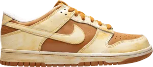 Лимитированные кроссовки Nike Dunk Low Vintage 'Dark Curry', коричневый