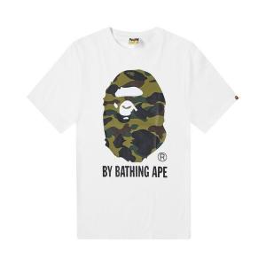 Футболка BAPE 1st Camo By Bathing Ape Tee 'White/Green', белый