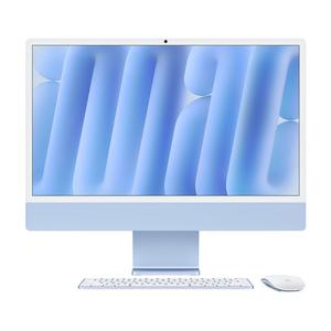 Моноблок Apple iMac 24'' М4 (2024), 10 CPU/10 GPU, 32 ГБ/512 ГБ, Standard glass, Blue, английская клавиатура