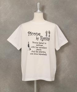 Футболка с крутым принтом, 100% хлопок Studio Picone, цвет White X Black (090)