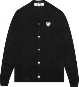 Кардиган Comme des Garçons PLAY V-Neck Cardigan 'Navy', синий