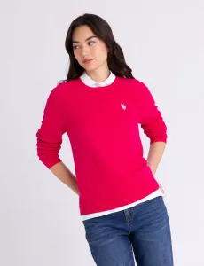 Свитер U.S. Polo Assn Crew Neck, розовый