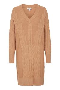Вязаное платье b.young Milo, светло-коричневый