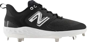 Бутсы New Balance Fresh Foam X 3000v6 Metal 'Black White', черный