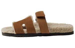 Сандалии Hermès, коричневый