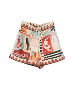 Шорты Мишель с абстрактным принтом Alemais, мультиколор