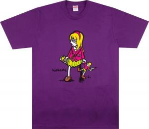 Футболка Supreme Suzie Switchblade Tee 'Purple', фиолетовый