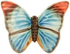 Декоративный элемент Bordallo Pinheiro Cloudy Butterflies, 12х10,5 см, голубой