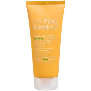 Увлажняющий антистрессовый шампунь на основе растительных веществ, 200 мл Ziaja Kokos pomarańcza