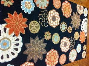 SAFAVIEH, 244 x 305 см, Four Seasons Collection Black/Multi FRS433B ручной работы крючком цветочный ковер