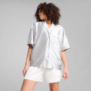 Женская бейсбольная майка Jer-She Puma, серый