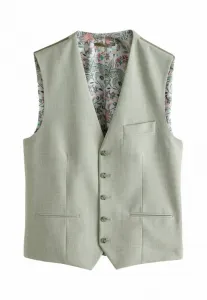 Текстурированная ткань без рукавов, прямого кроя. Next, Green