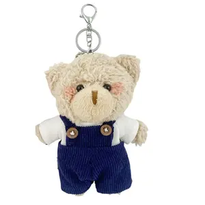 Очаровательный плюшевый брелок мишка кукла подвеска высота 15см 77 SEVEN DREAM, темно-синий