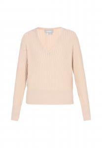 Usha Свитер 'Casual' в бежевом цвете