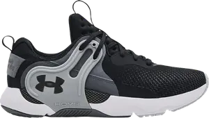Кроссовки Under Armour HOVR Apex 3 Black Halo Grey, черный