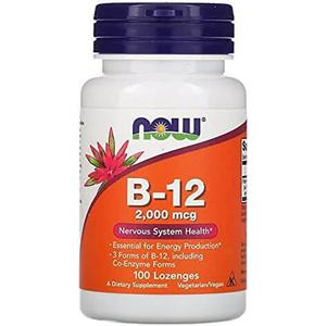 Витамин B-12 Now Foods, 100 пастилок