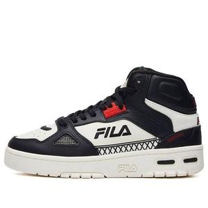 Кроссовки teratach high top black/white Fila, черный