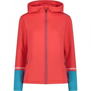 Толстовка на молнии CMP Fix Hood 32E4076, красный