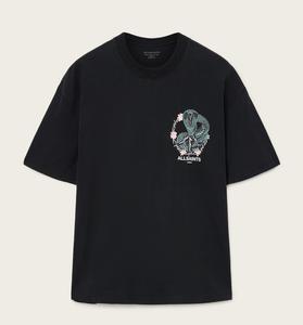 Футболка AllSaints Snakebite Short Sleeve Crew, черный