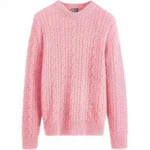 SS26 Кашемировый свитер мужской DIOR, розовый