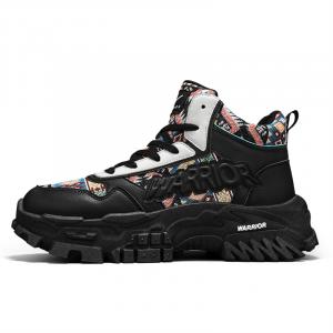 WARRIOR Черные разноцветные короткие ботинки Martin мужские, цвет Black Multicolor