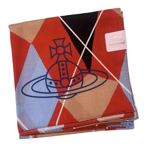 Vivienne Westwood Хлопковый  шелковый  шарф Unisex Red