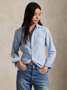 Оксфордская рубашка поло Slim Fit Ralph Lauren, Light Blue