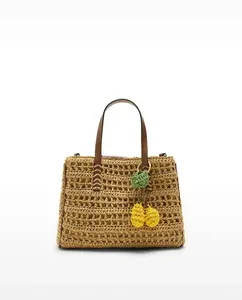 Сумка-тоут из эффекта рафии, трансформирующаяся в сумку через плечо, со съемным крючком для ключей Parfois, коричневый