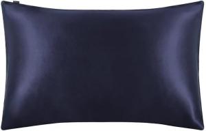 TEOYETTSF Атласная наволочка из искусственного шелка для домашнего декора Blue