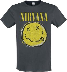 Футболка Amplified Collection - Worn Out Smiley от Nirvana