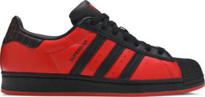 Кроссовки Adidas Marvel x Playstation x Superstar 'Spider-Man: Miles Morales', красный