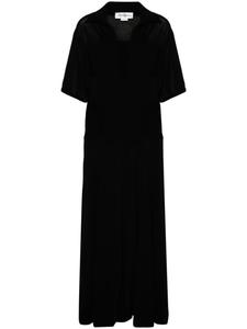 Victoria Beckham трикотажное платье со вставками, черный