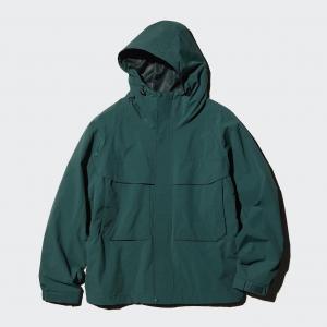 Ветровка Uniqlo Unisex, 58 темно-зеленый