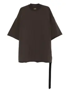 Футболка с необработанными краями Rick Owens DRKSHDW, коричневый