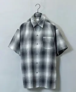 Рубашка с коротким рукавом в клетку Cal Top (мужская) Select Brands, цвет Gray