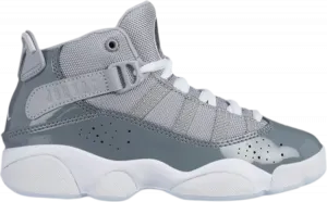 Кроссовки Jordan 6 Rings PS Cool Grey, серый