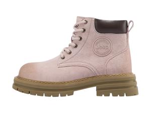 Женские ботинки Jeep Мартин на флисовой подкладке, розовый