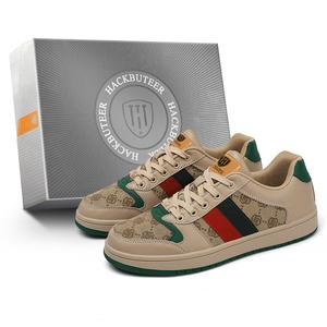 Низкие кроссовки для скейтбординга унисекс. Коробка в комплекте HACKBUTEER, Beige Green