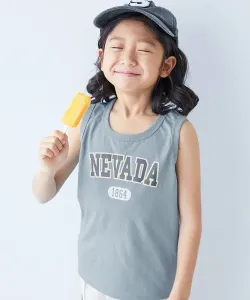 Майка без рукавов с принтом "Дьявольская лаборатория", 100% хлопок, весна/лето 2015 Devirock, цвет 002-Logo 1-Dusty Blue