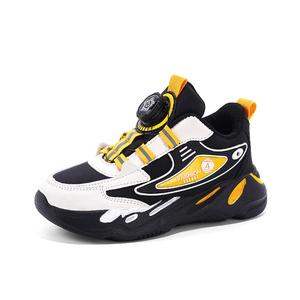 Антискользящие детские повседневные кроссовки Kids' TONYBEAR, черный/желтый