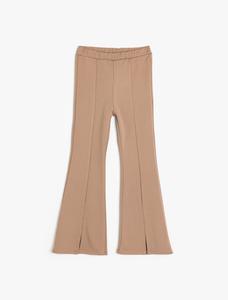 Расклешенные леггинсы Koton, коричневый