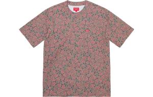 Футболка Small Box Tee SS20 Supreme, фиолетовый цветочный принт