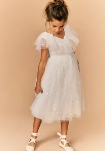 Коктейльное платье/вечернее платье прямого кроя с пайетками Next, White